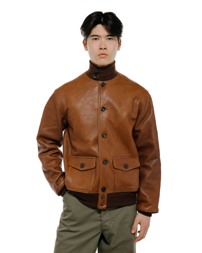 The Real McCoy's MJ24101 Type A-1 Real McCoy Mfg. Co. / Sheepskin Russet Brown