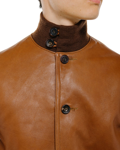 The Real McCoy's MJ24101 Type A-1 Real McCoy Mfg. Co. / Sheepskin Russet Brown