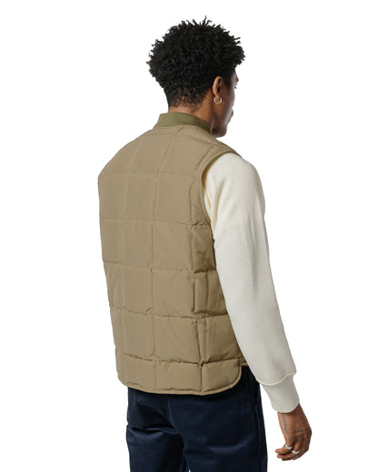 The Real McCoy's MJ24110 Cotton/Nylon Down Vest Olive