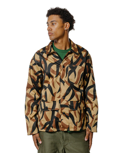 The Real McCoy's MJ25013 Tribal Camouflage Combat Jacket Beige
