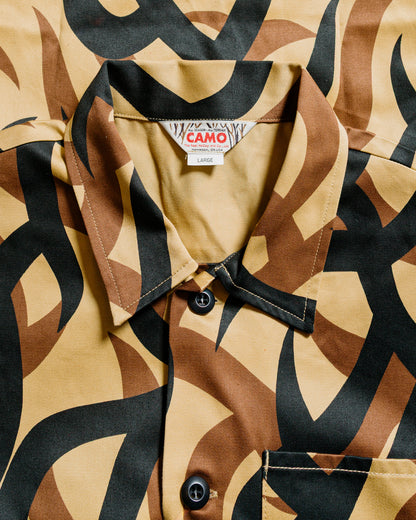 The Real McCoy's MJ25013 Tribal Camouflage Combat Jacket Beige