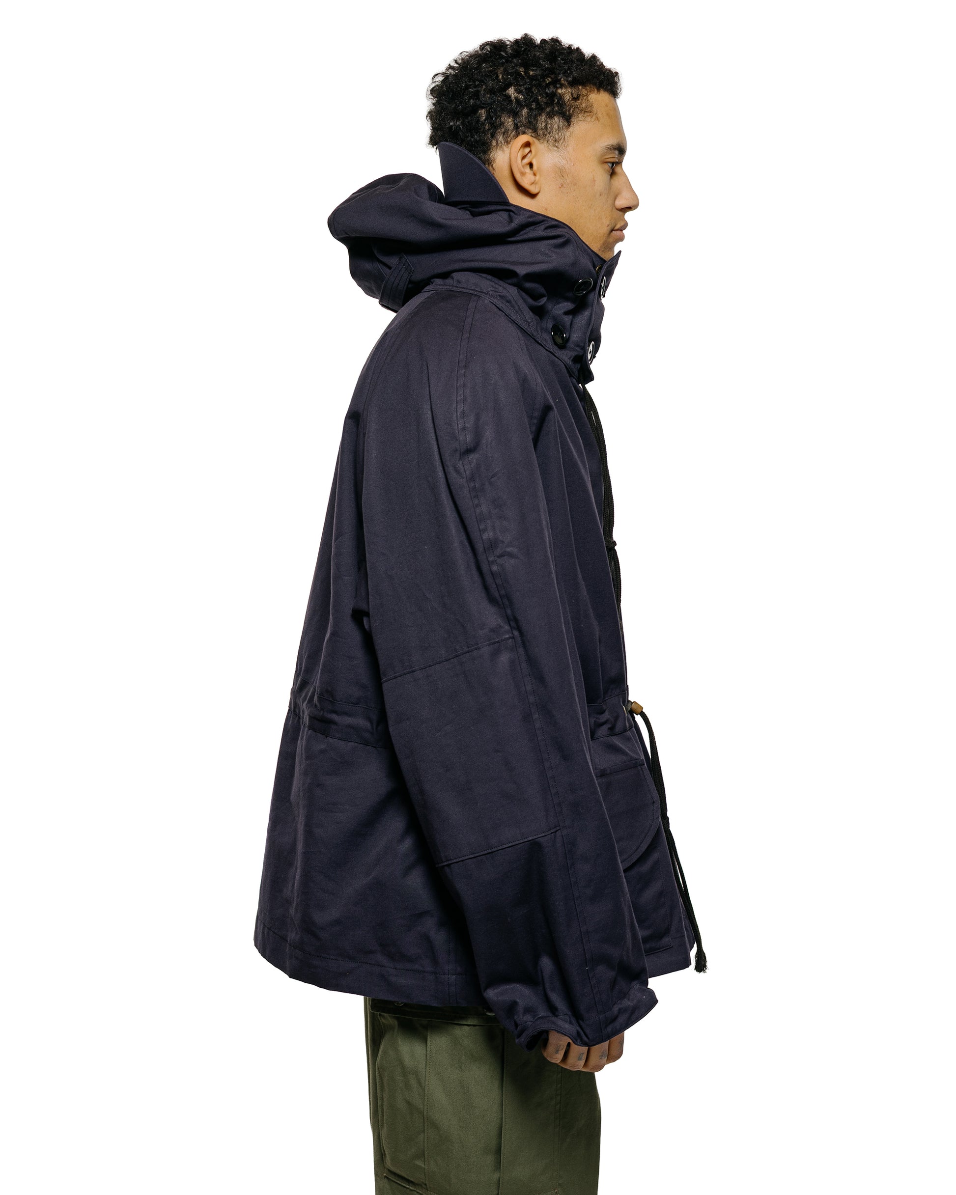 The Real McCoy's MJ25101 Royal Navy Windproof Deck Smock, 1st Pattern Cotton Jacket Navy