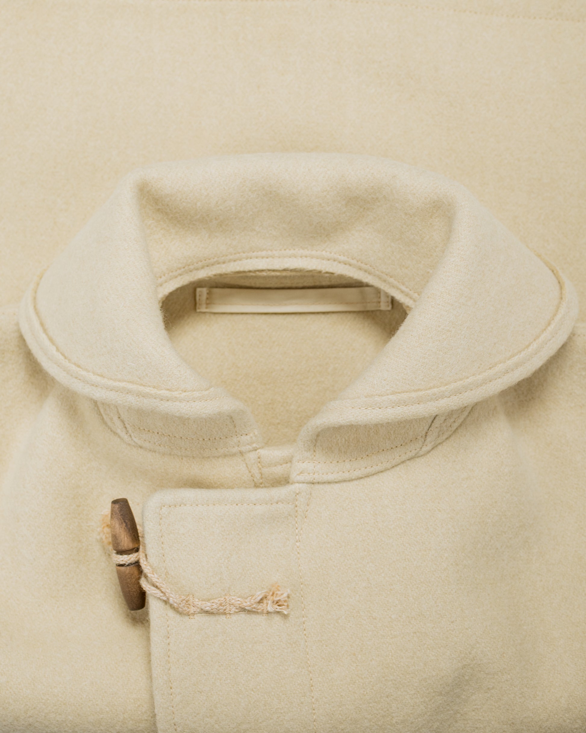 The Real McCoy's MJ25102 WWII British Fearnought Duffle Coat, ARP Ecru