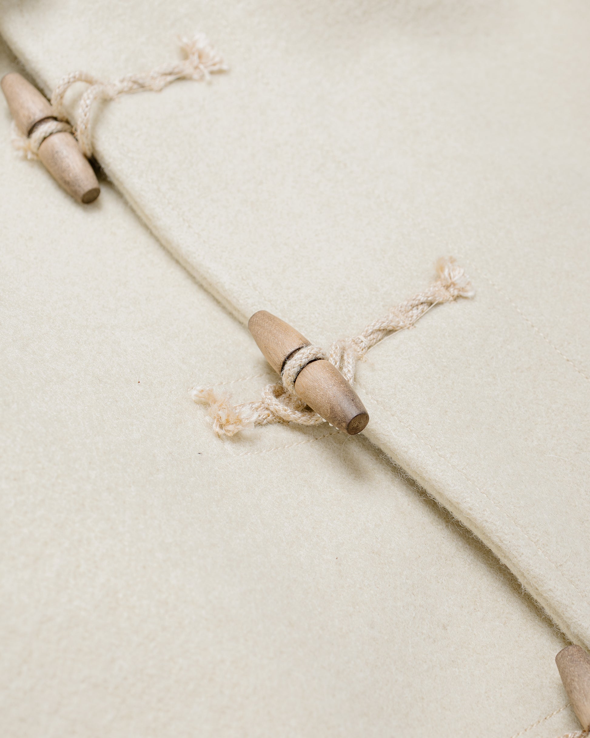 The Real McCoy's MJ25102 WWII British Fearnought Duffle Coat, ARP Ecru