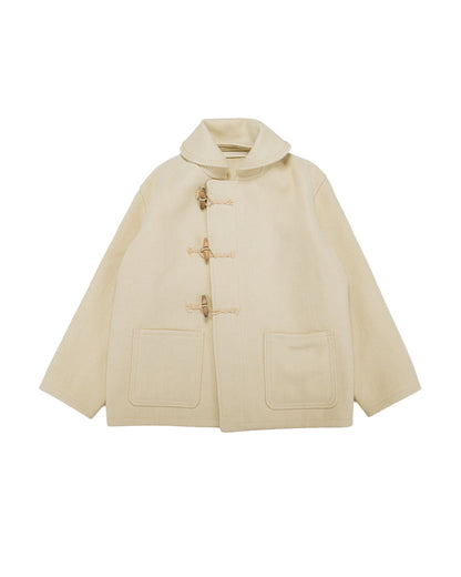 The Real McCoy's MJ25102 WWII British Fearnought Duffle Coat, ARP Ecru