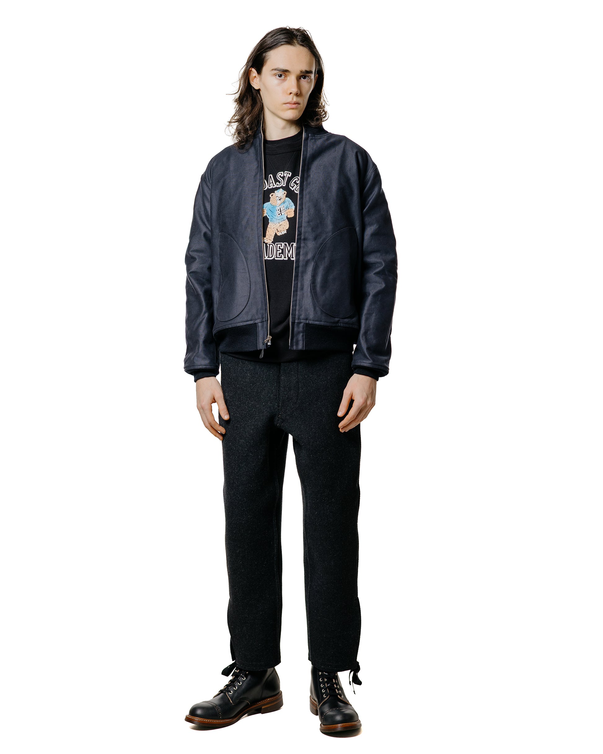 The Real McCoy's MJ25108 U.S.N. Blue Deck Jacket Navy