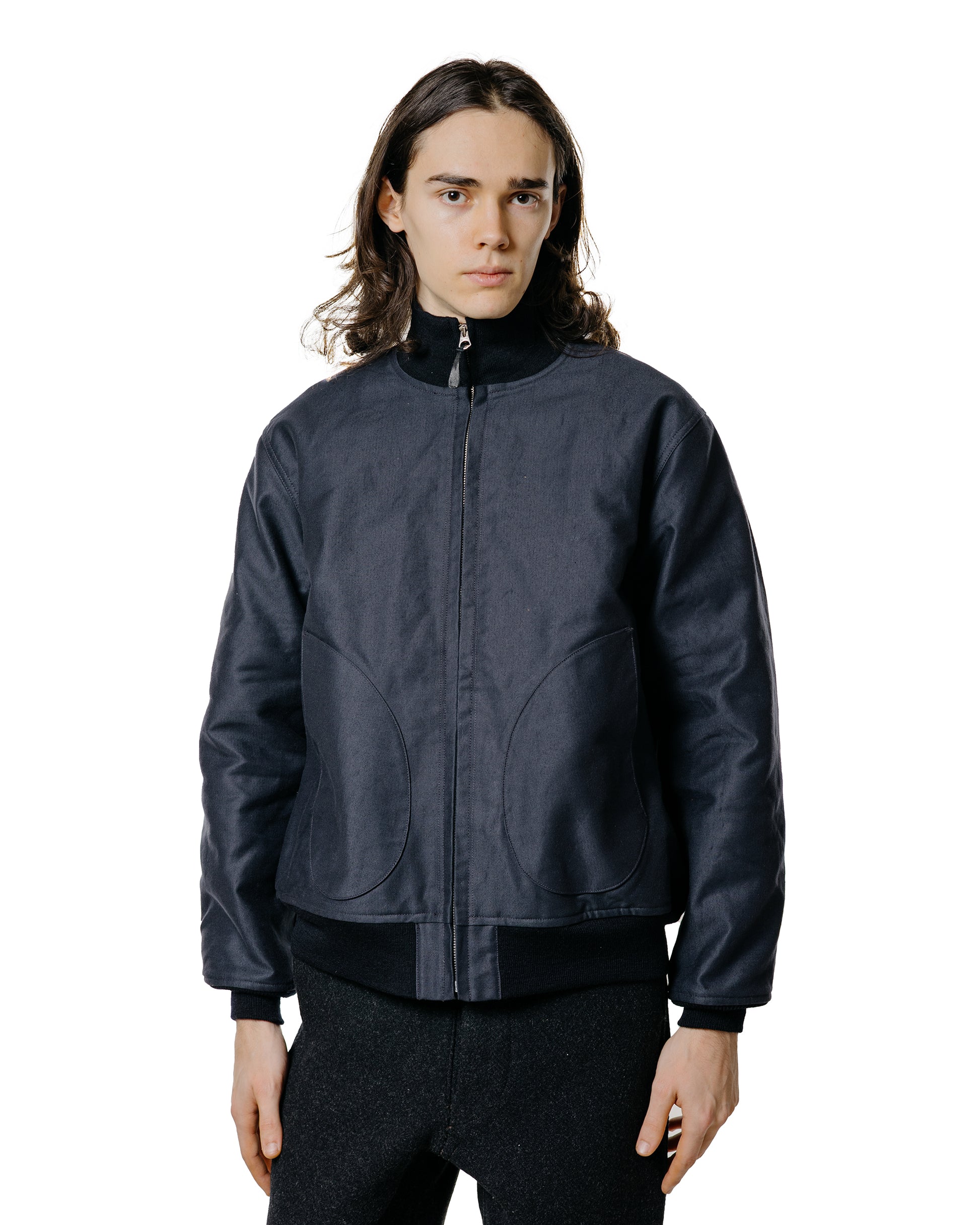 The Real McCoy's MJ25108 U.S.N. Blue Deck Jacket Navy
