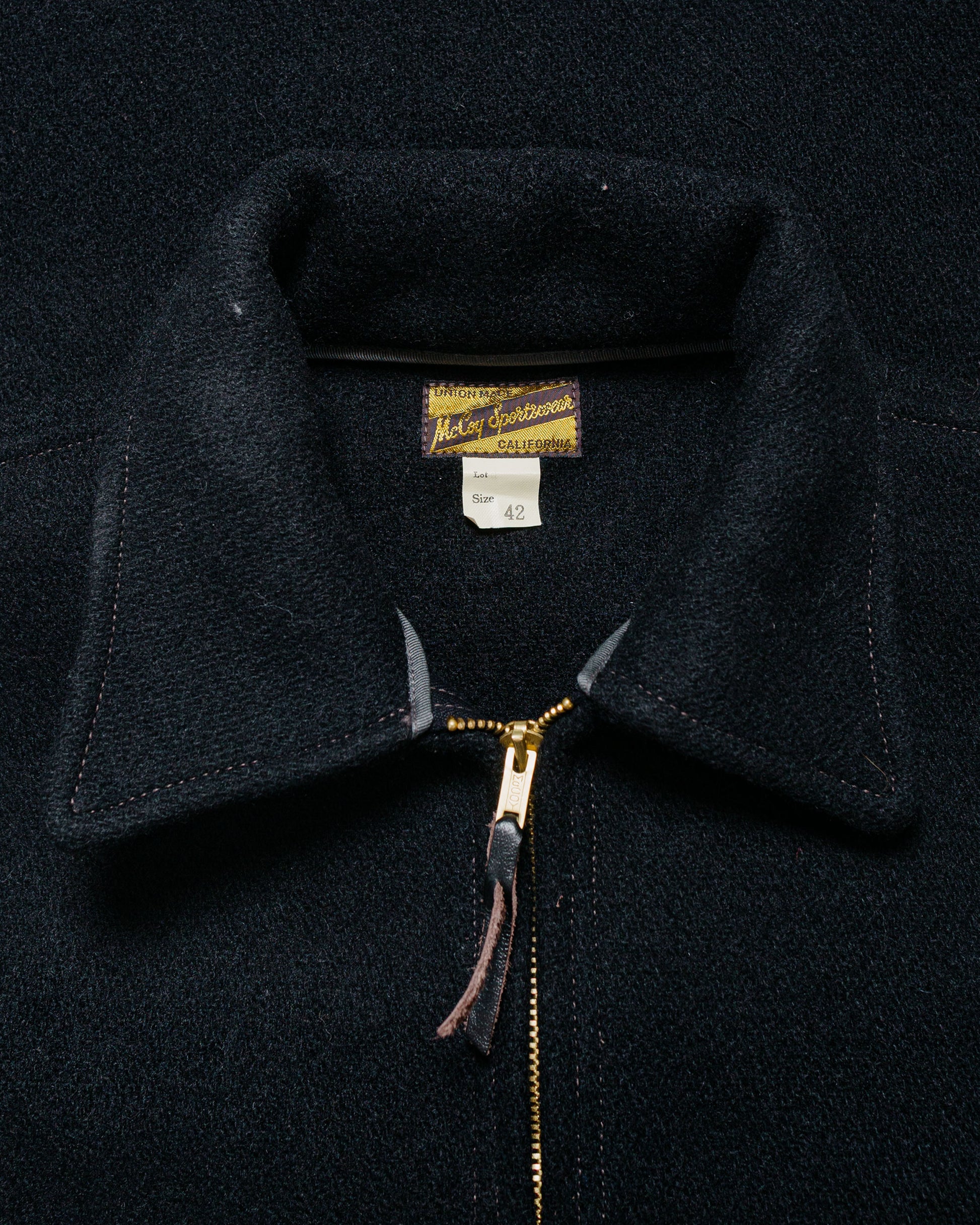 The Real McCoy's MJ25111 Wool Field Sports Jacket Black