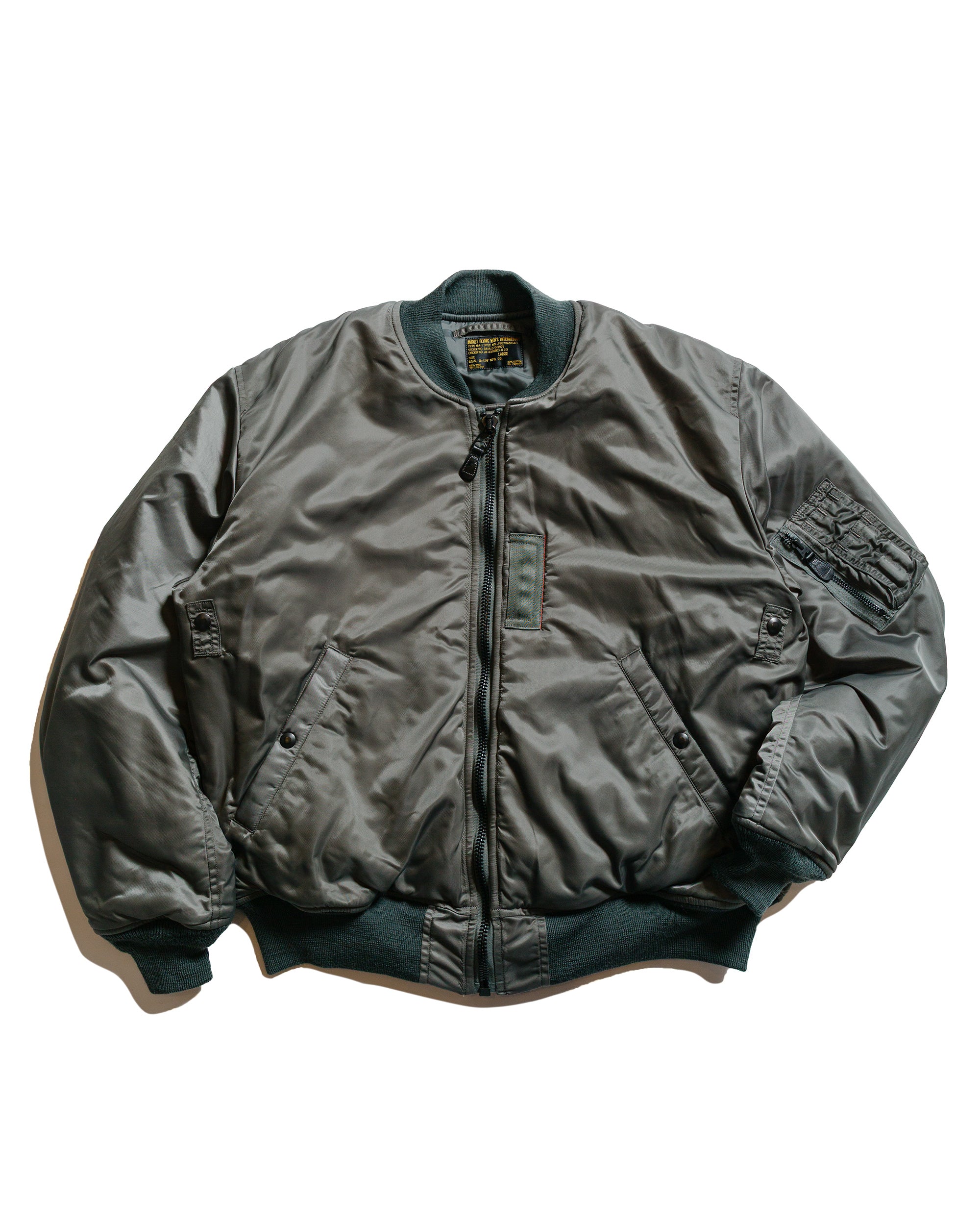 UTILITY GARMENTS SUPPLYグレー MA-1 TheRealMcCoy_sMJ25112TypeMA-