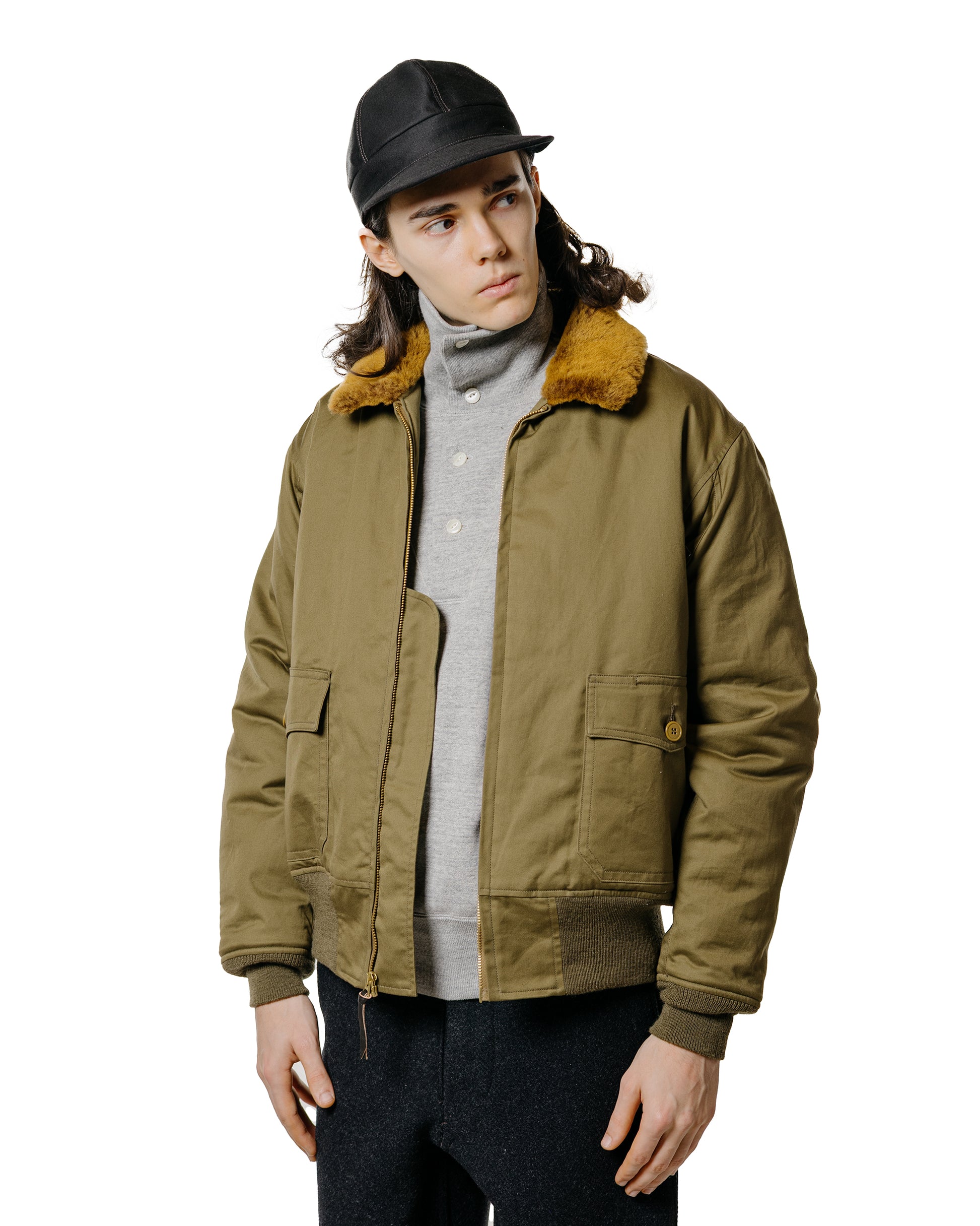 The Real McCoy's MJ25117 Type B-10 Real McCoy MFG.Co Olive