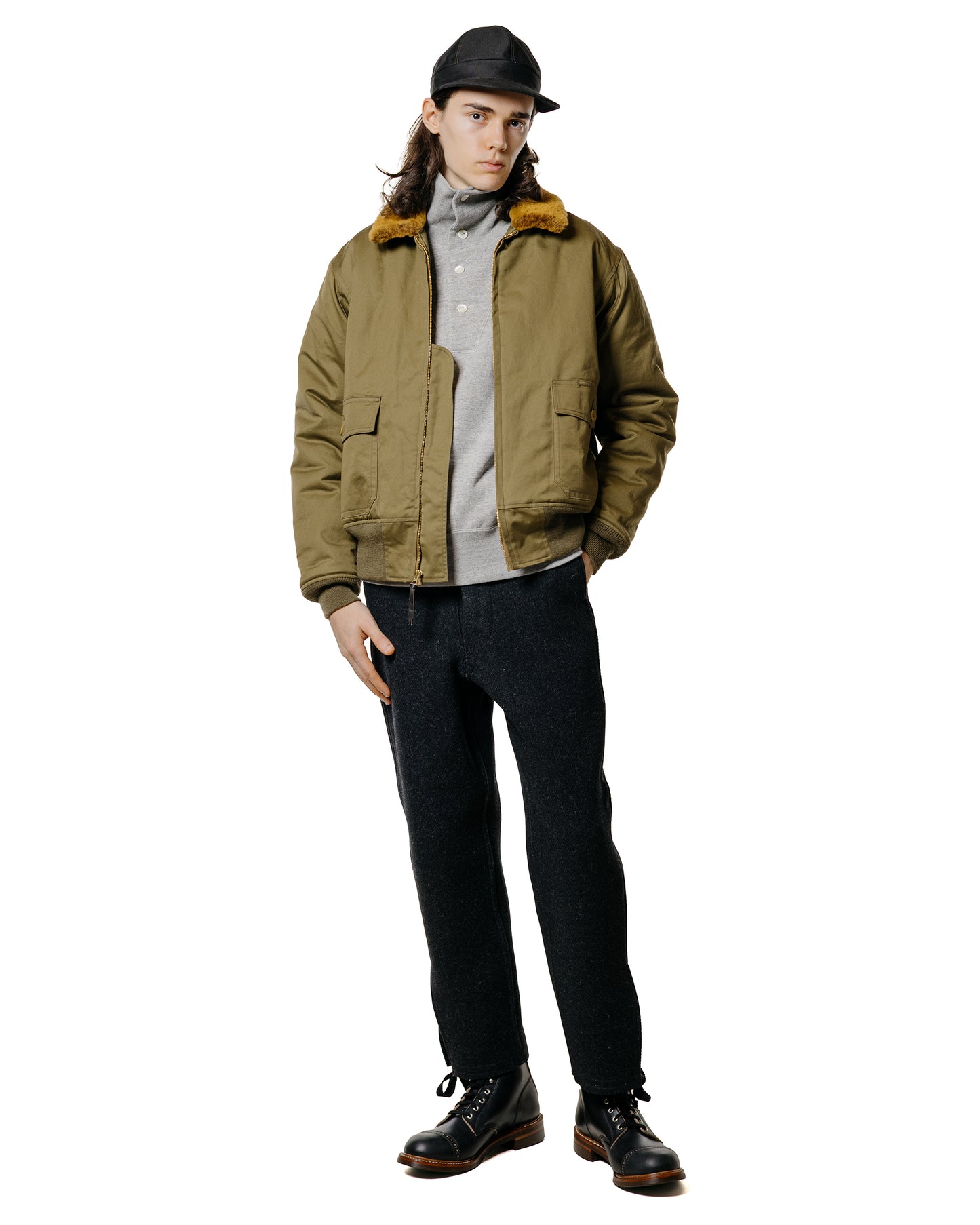 The Real McCoy's MJ25117 Type B-10 Real McCoy MFG.Co Olive