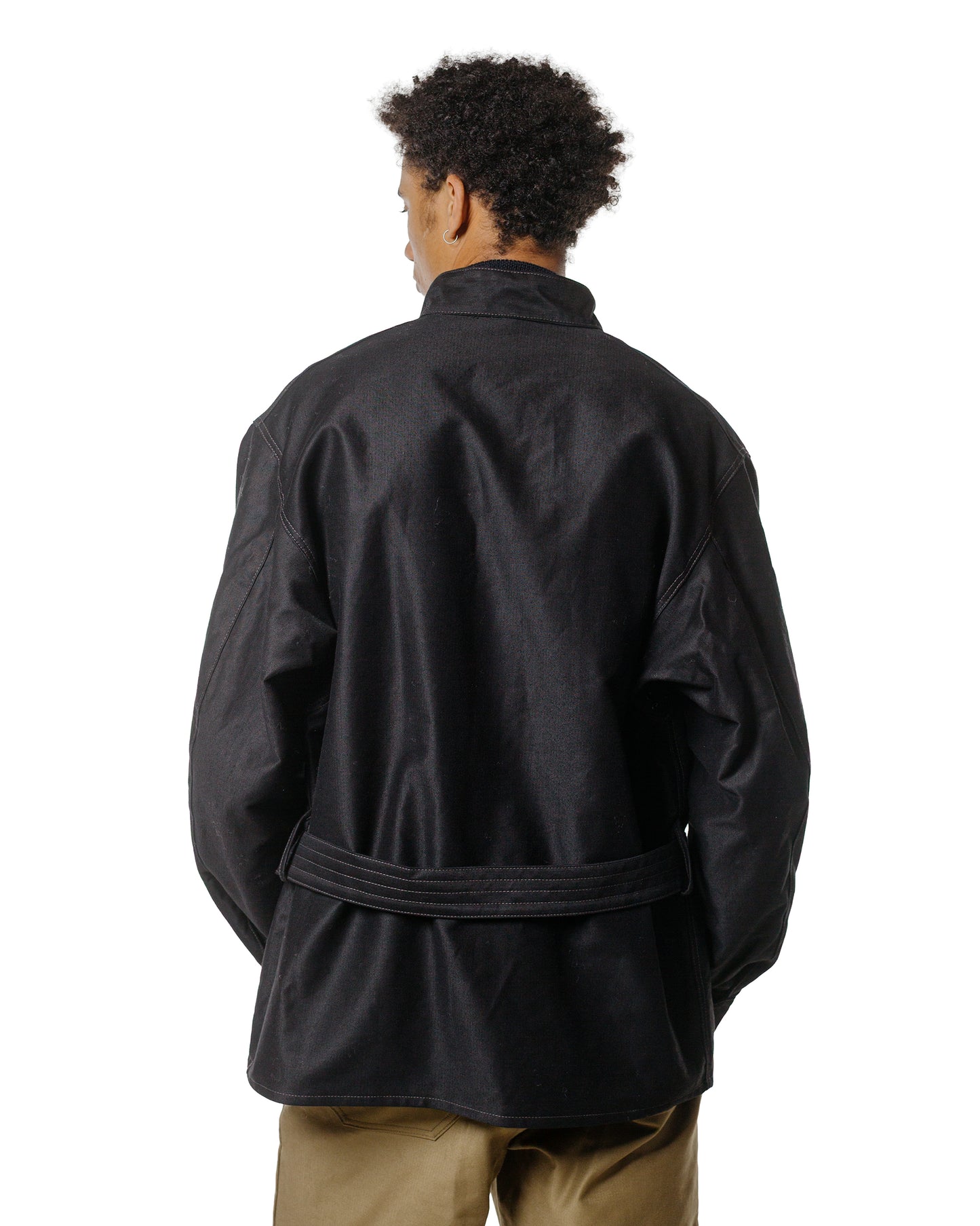 The Real McCoy's MJ25122 Heavy Cotton Enduro Racing Jacket Black