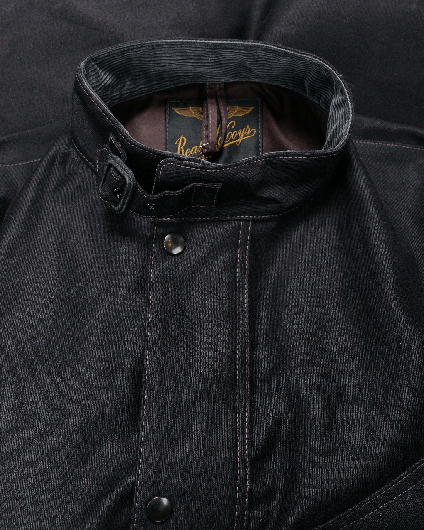 The Real McCoy's MJ25122 Heavy Cotton Enduro Racing Jacket Black