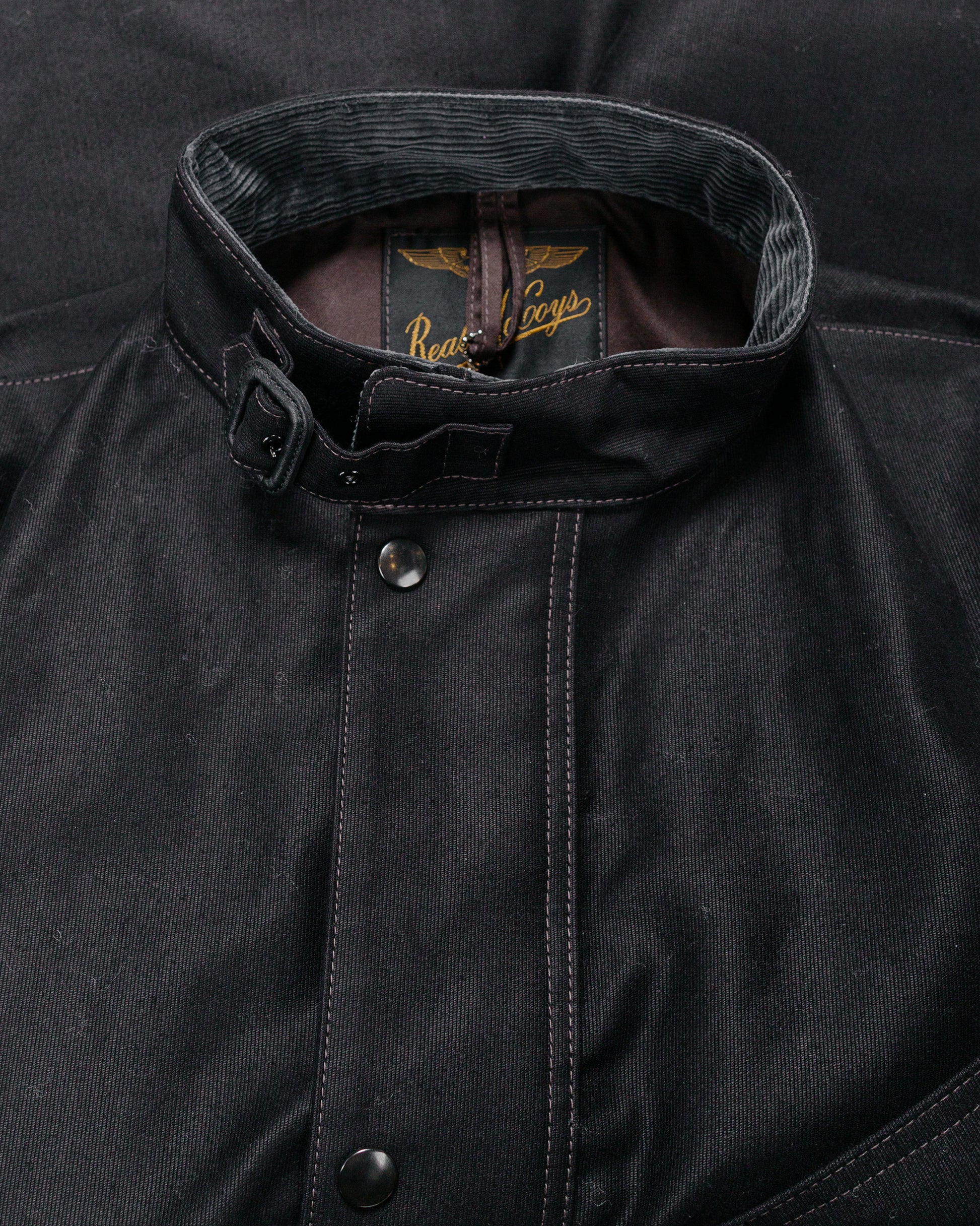 The Real McCoy's MJ25122 Heavy Cotton Enduro Racing Jacket Black