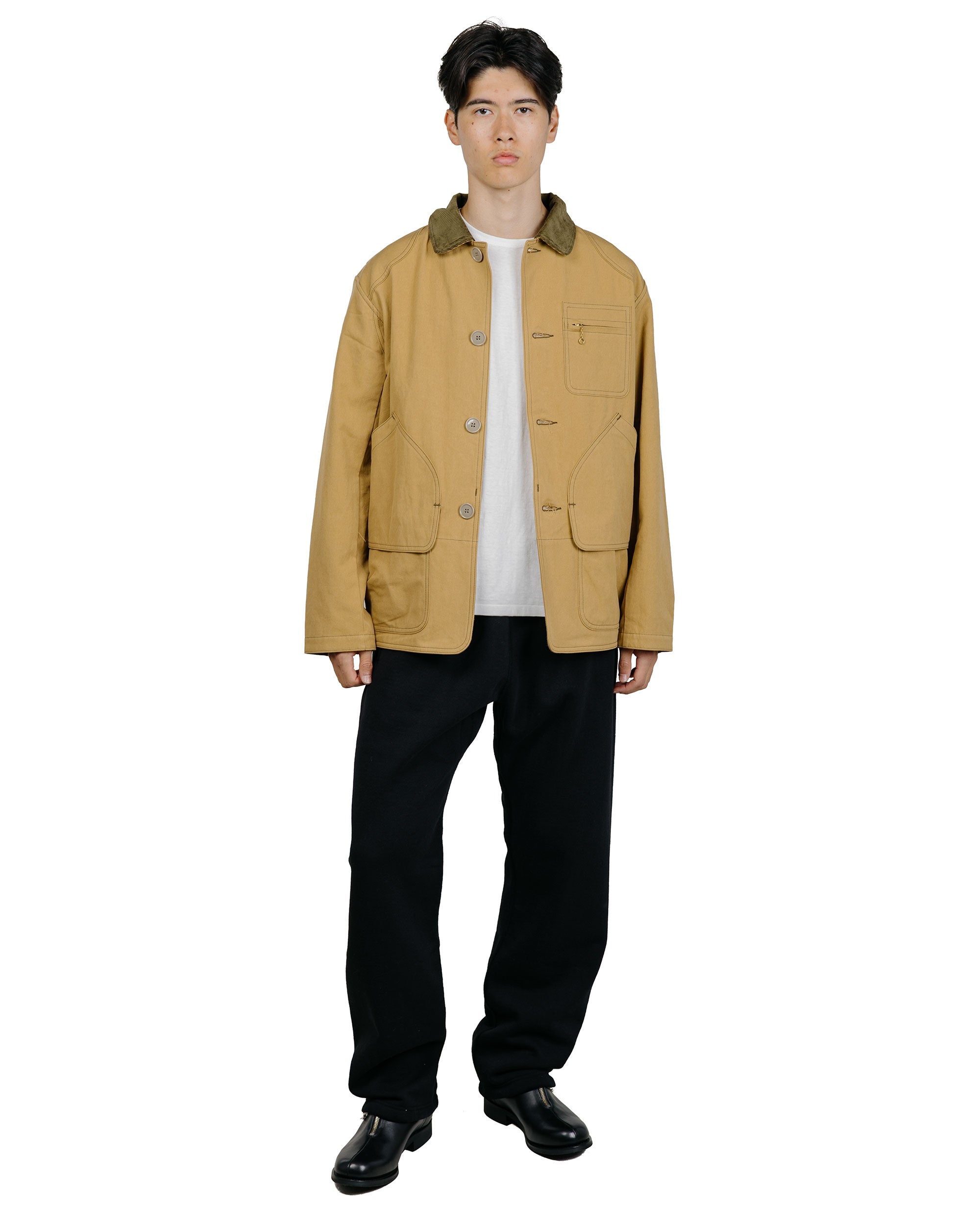 WELLDER　Barn Coat The Real McCoy's MJ25123 Cotton Canvas Barn Coat Brown