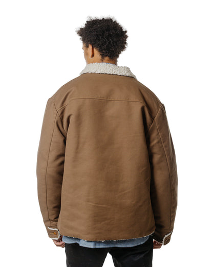 The Real McCoy's MJ25125 Moleskin Ranch Coat Brown