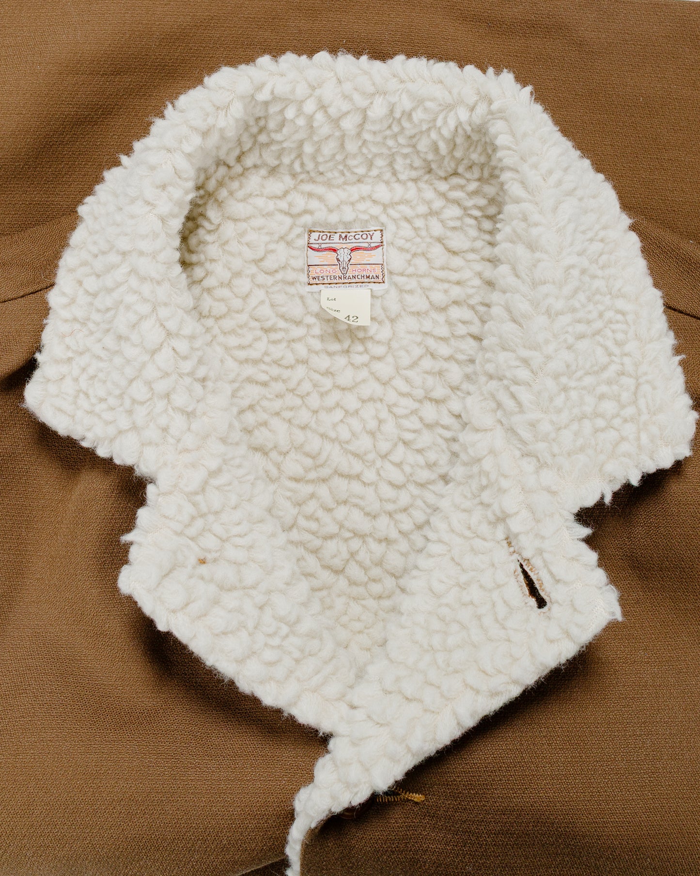 The Real McCoy's MJ25125 Moleskin Ranch Coat Brown