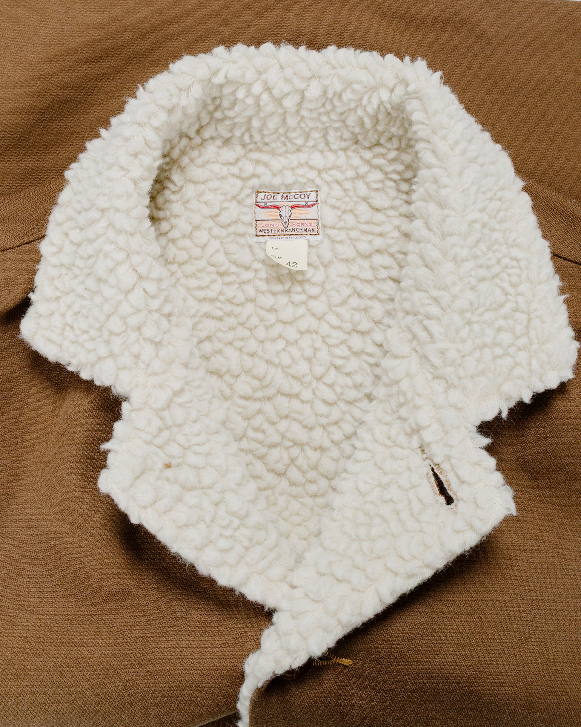 The Real McCoy's MJ25125 Moleskin Ranch Coat Brown