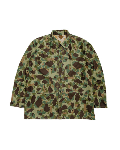 The Real McCoy's MJ26003 P1944 Reversible Frogskin Camouflage Coat Green