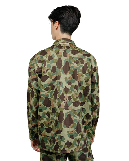 The Real McCoy's MJ26003 P1944 Reversible Frogskin Camouflage Coat Green