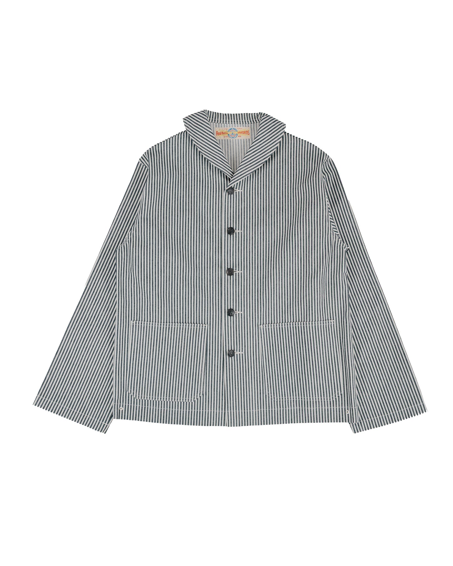 The Real McCoy's MJ26004 U.S. Navy Striped Dungaree Jumper White/Navy