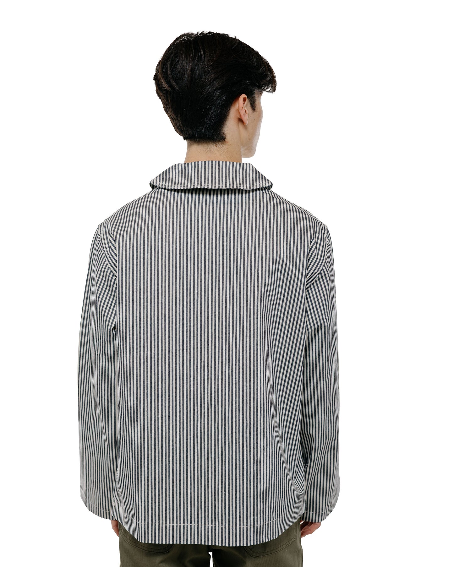 The Real McCoy's MJ26004 U.S. Navy Striped Dungaree Jumper White/Navy