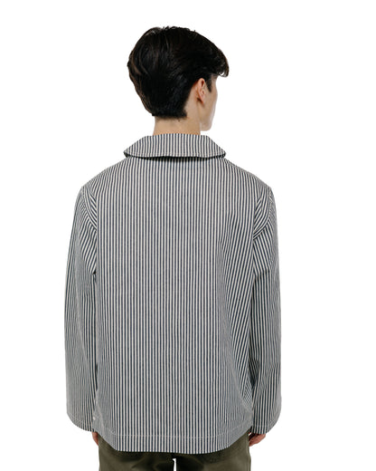 The Real McCoy's MJ26004 U.S. Navy Striped Dungaree Jumper White/Navy