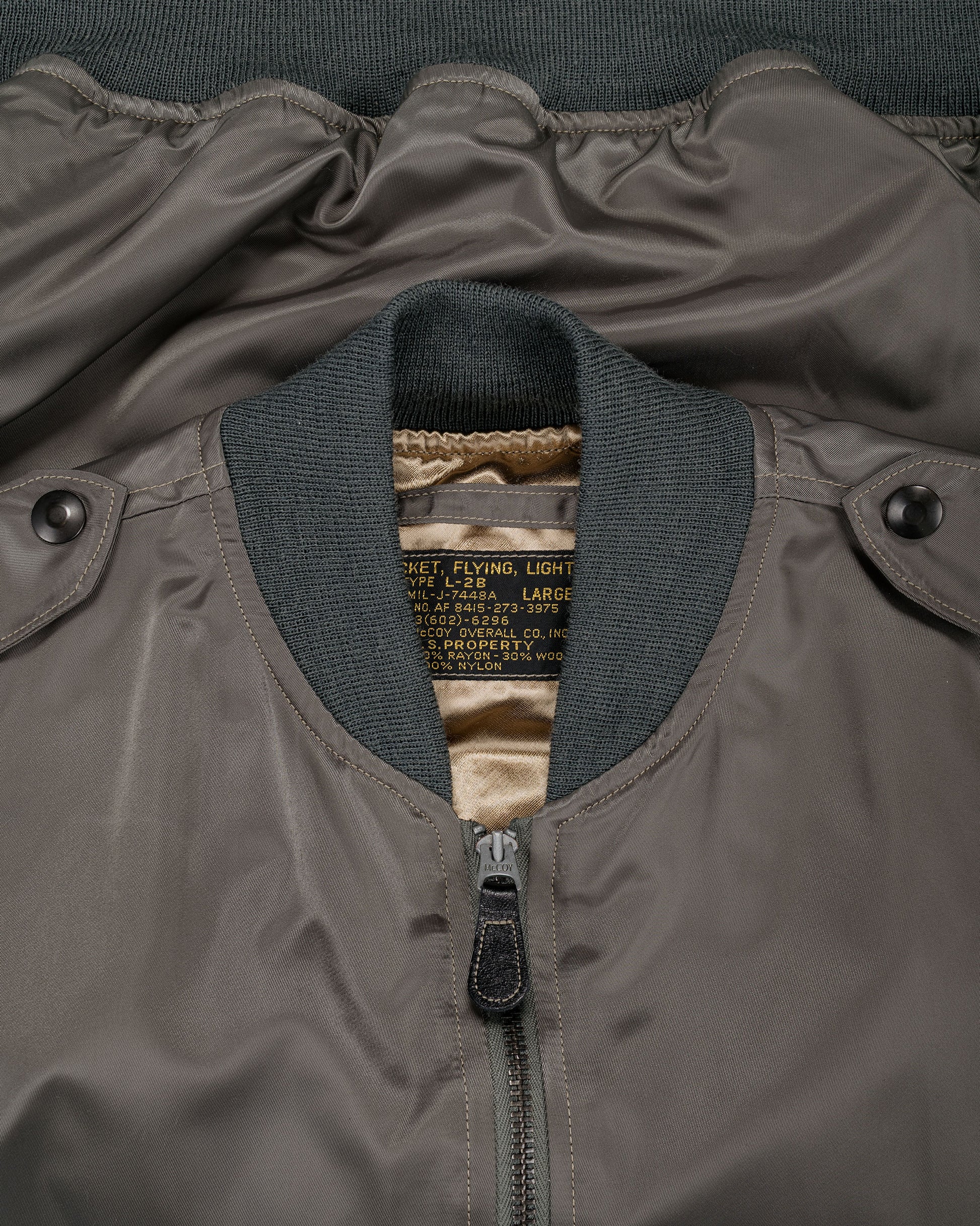 lost & found The Real McCoy's The Real McCoy's MJ26006 Type L-2B Real McCoy Mfg. Co. Sage Green
