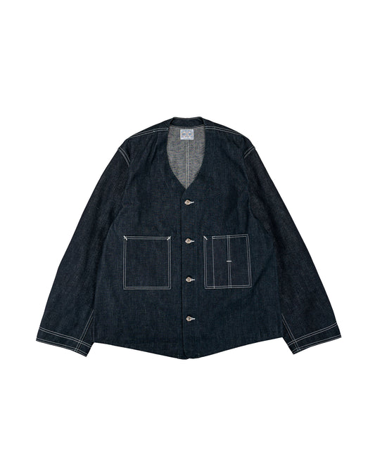 The Real McCoy's MJ26009 WWII Denim Engineer Coat Indigo