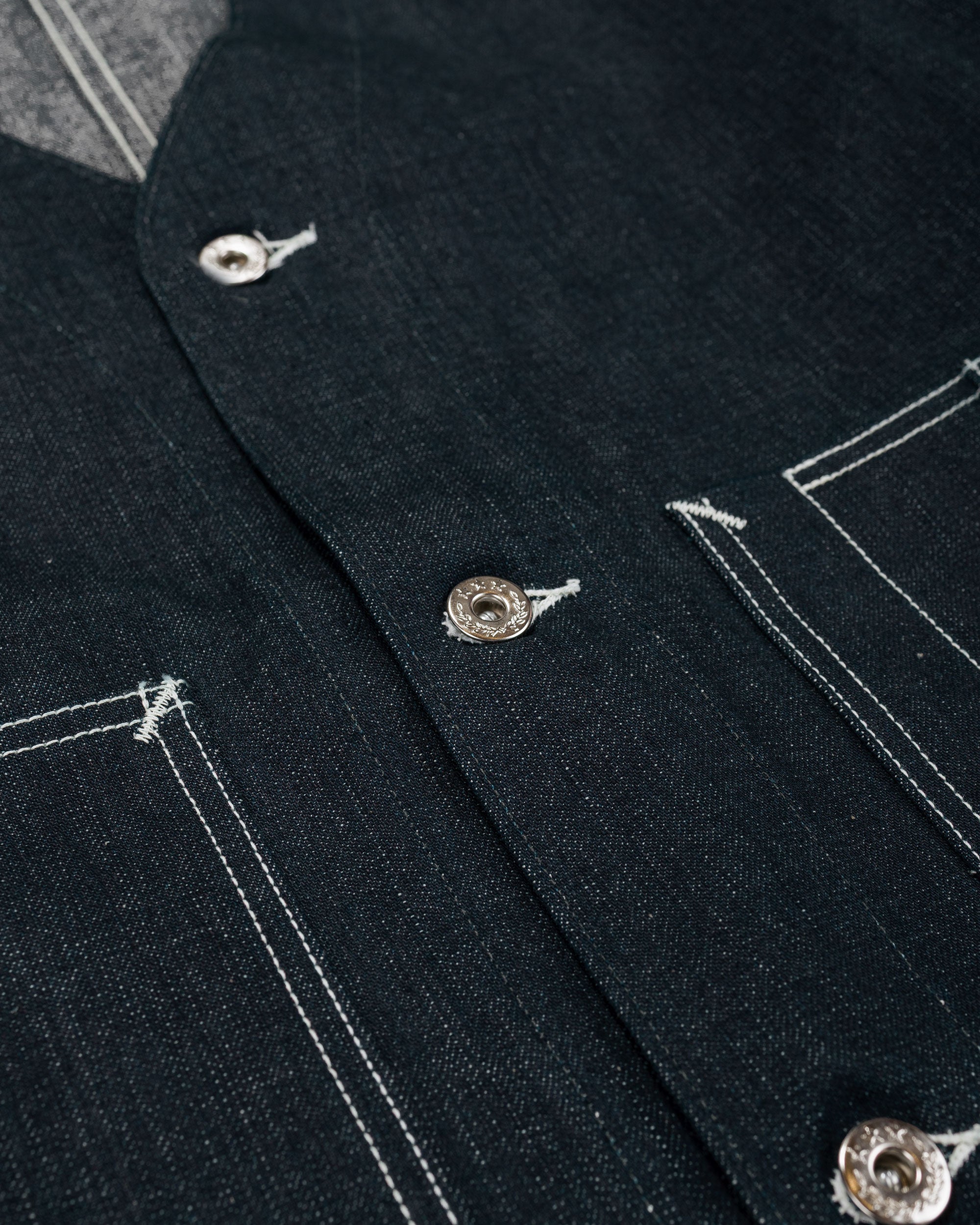 The Real McCoy's MJ26009 WWII Denim Engineer Coat Indigo