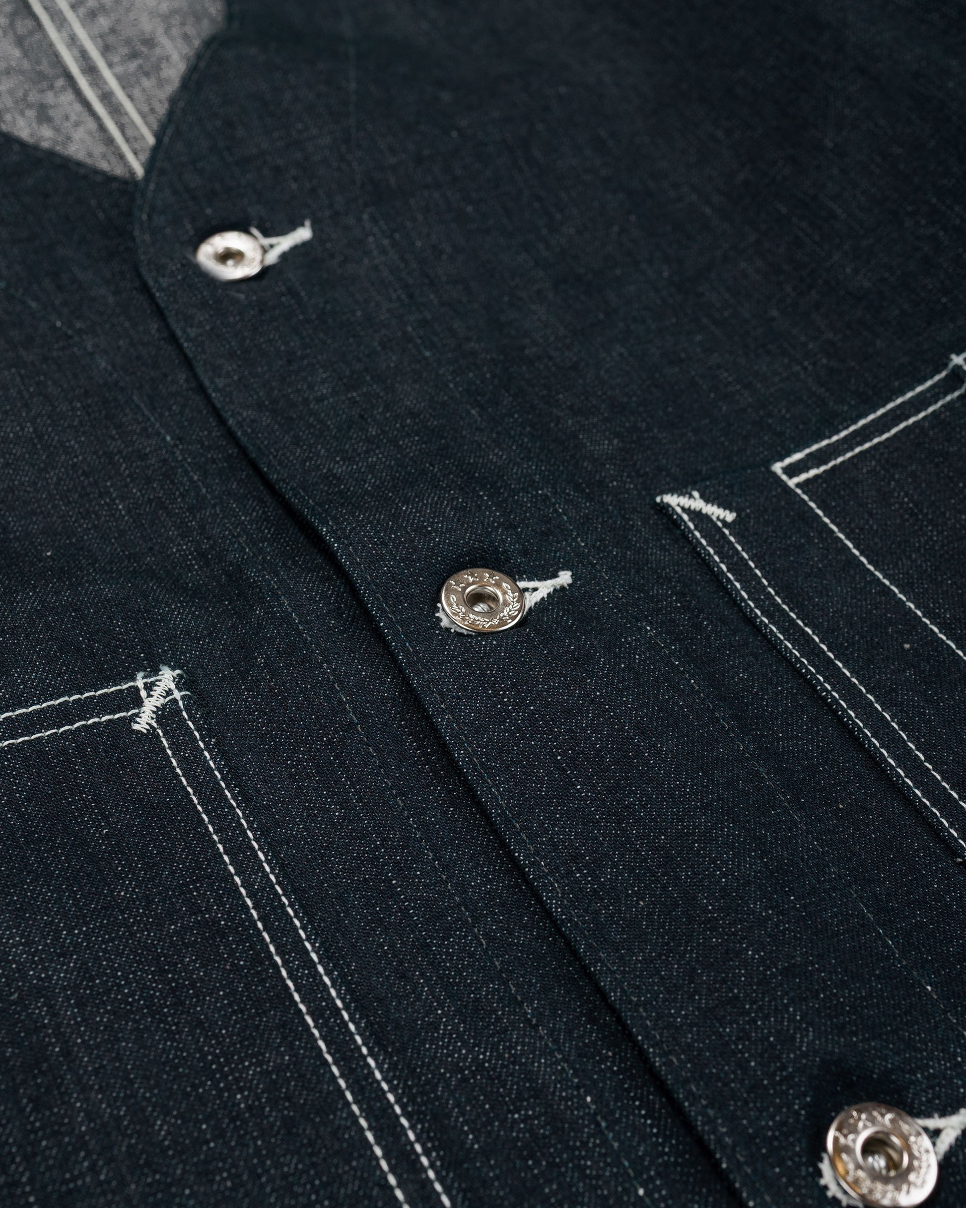 The Real McCoy's MJ26009 WWII Denim Engineer Coat Indigo