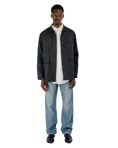 The Real McCoy's MJ26010 Black Wabash Chore Coat Black