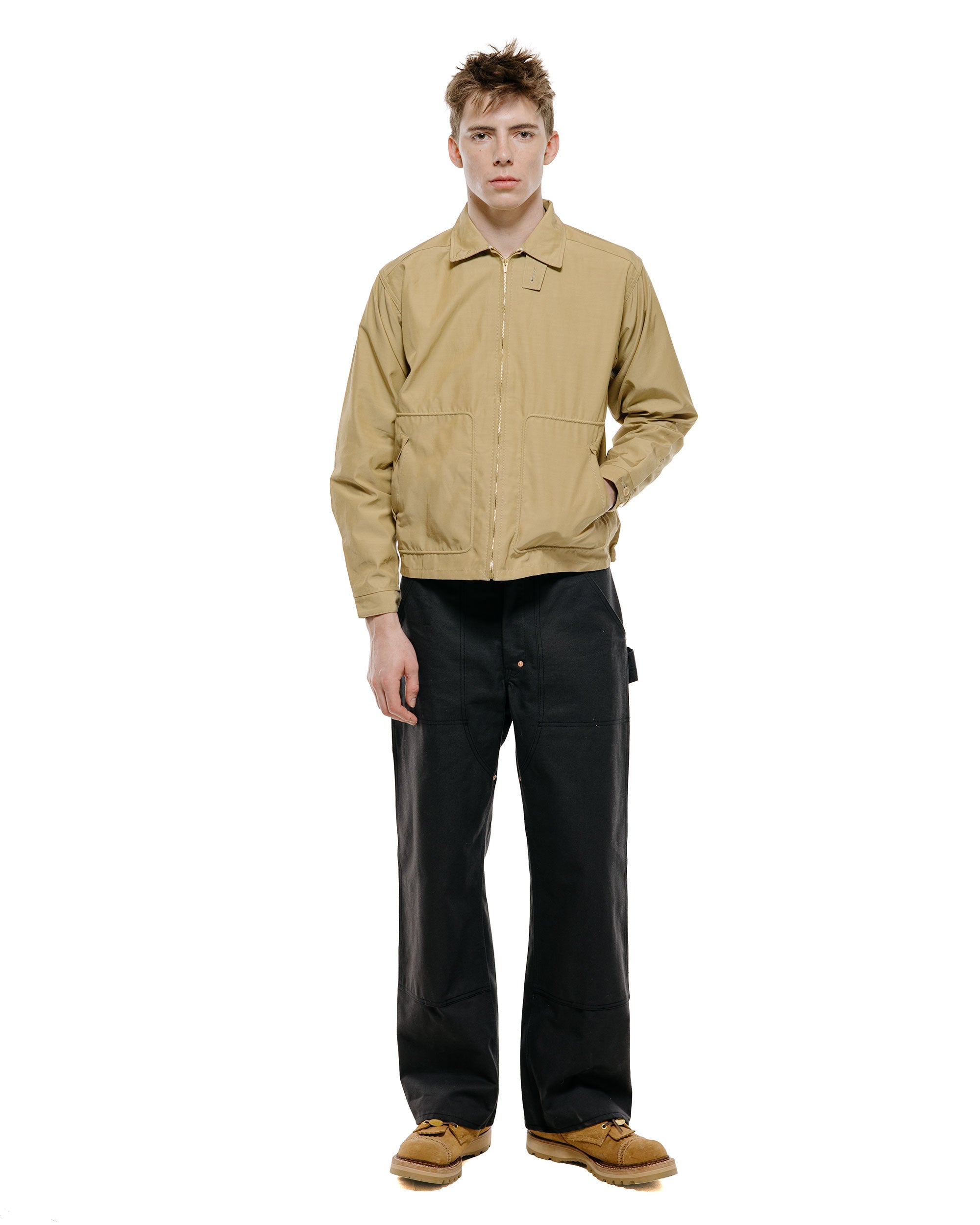 The Real McCoy's MJ26017 All-Weather Swing Jacket Beige The Real McCoy's MJ26017 All-Weather Swing Jacket Beige