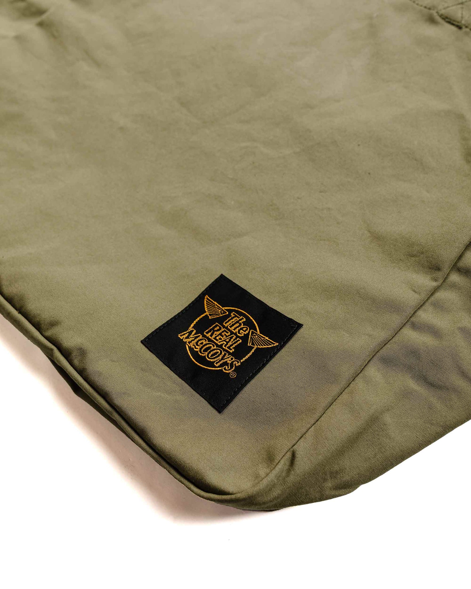 The Real McCoy's MN19001 Real McCoy's Eco Shoulder Bag Olive Detail