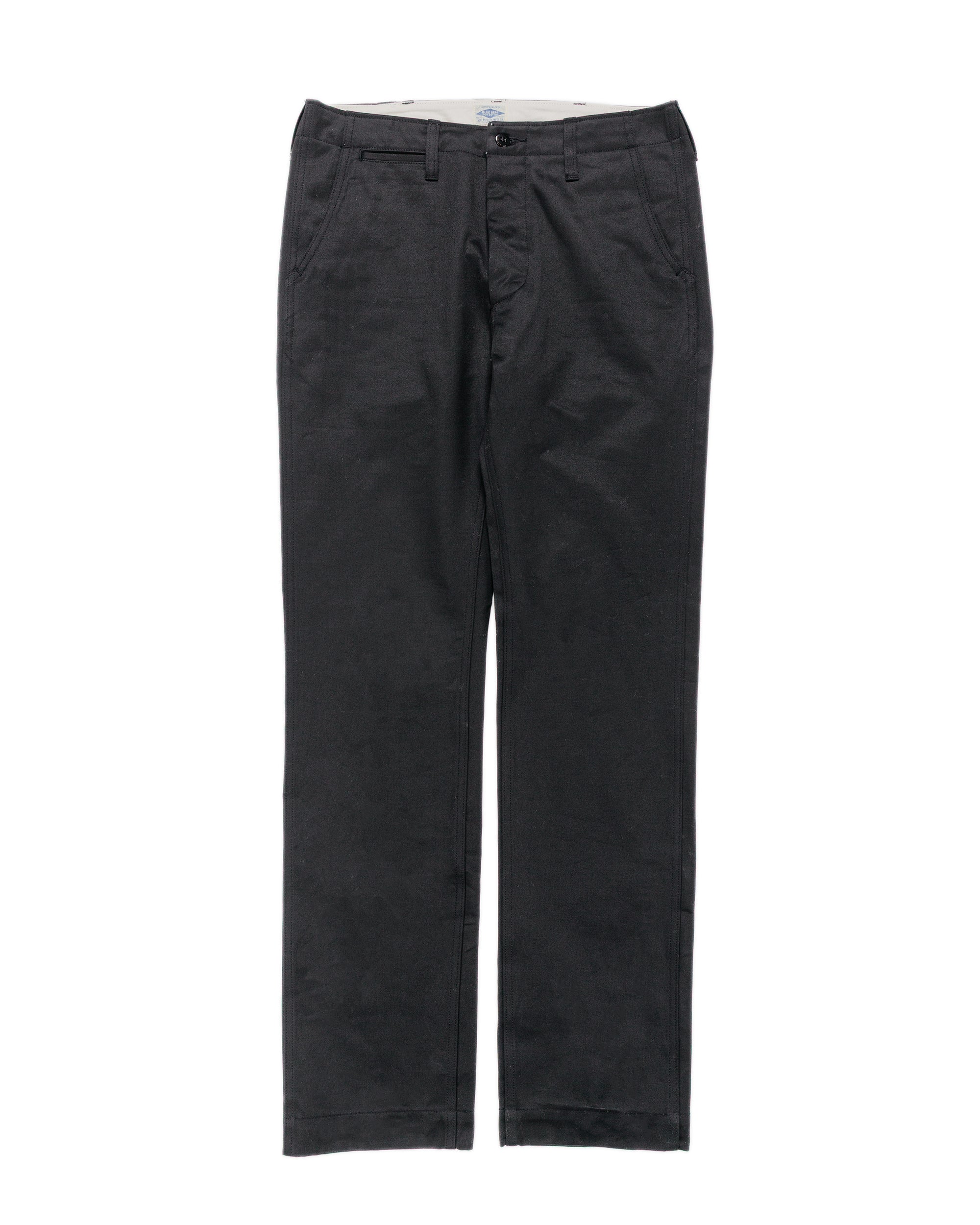 The Real McCoy's MP19010 Blue Seal Chino Trousers Black