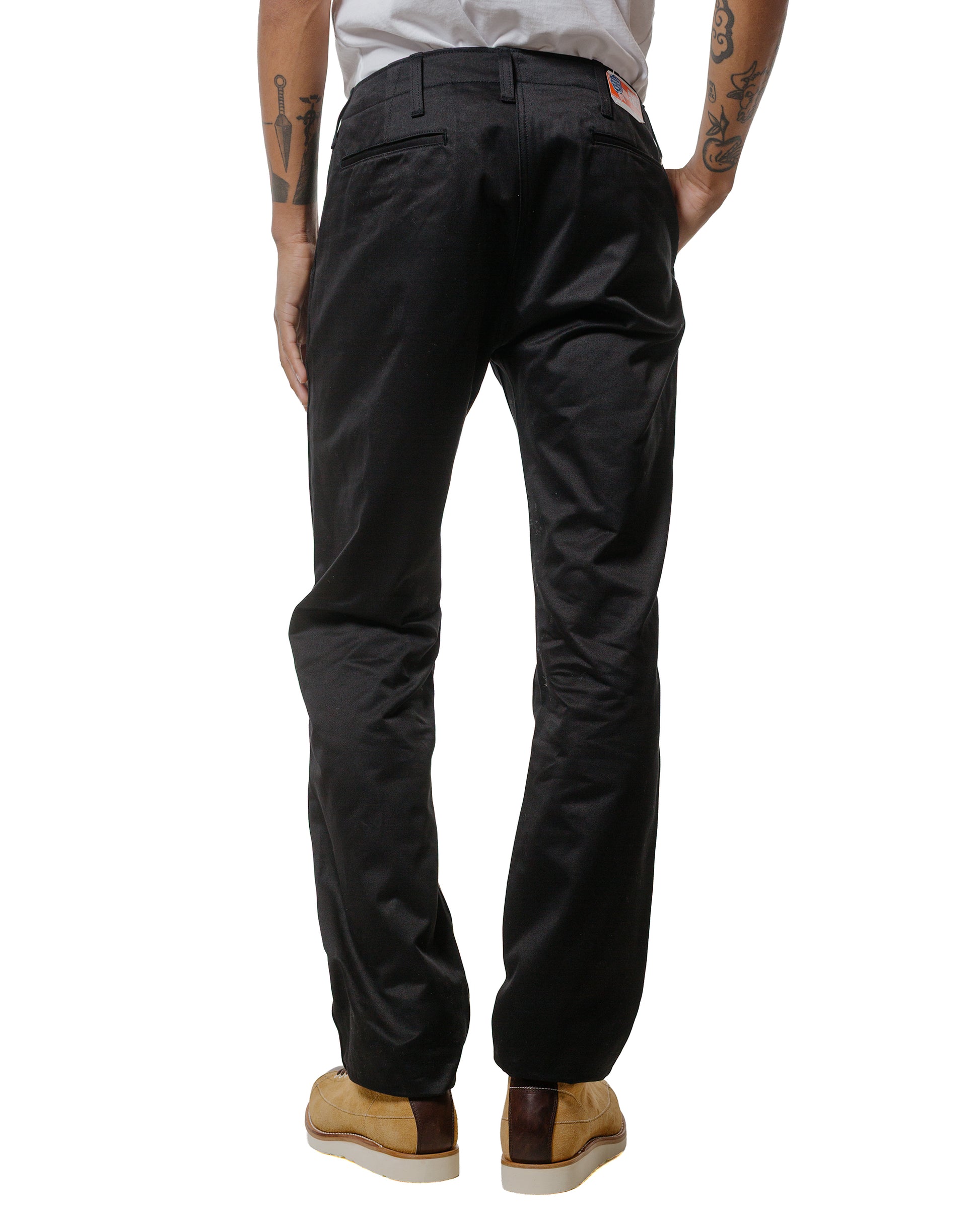 The Real McCoy's MP19010 Blue Seal Chino Trousers Black