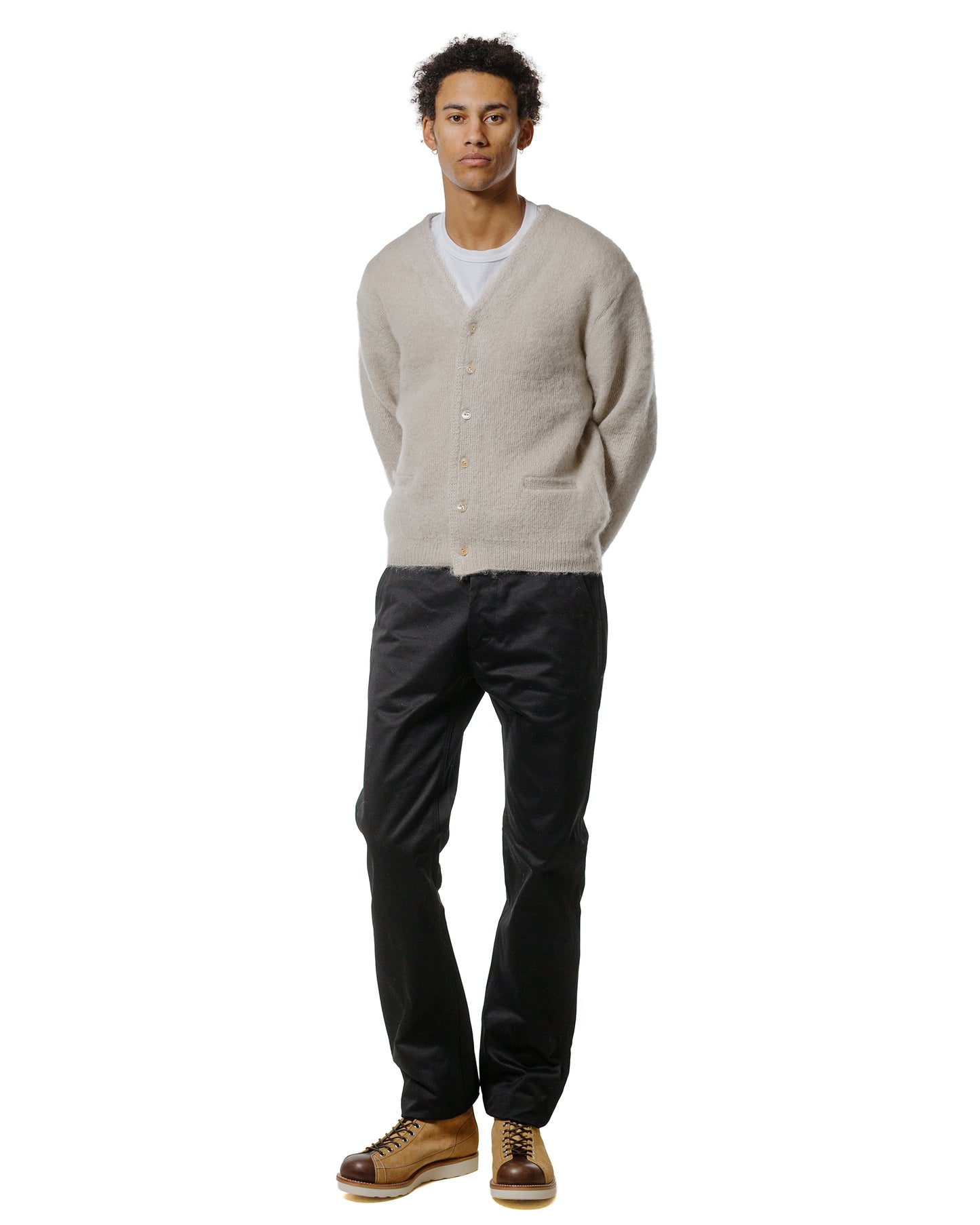 The Real McCoy's MP19010 Blue Seal Chino Trousers Black