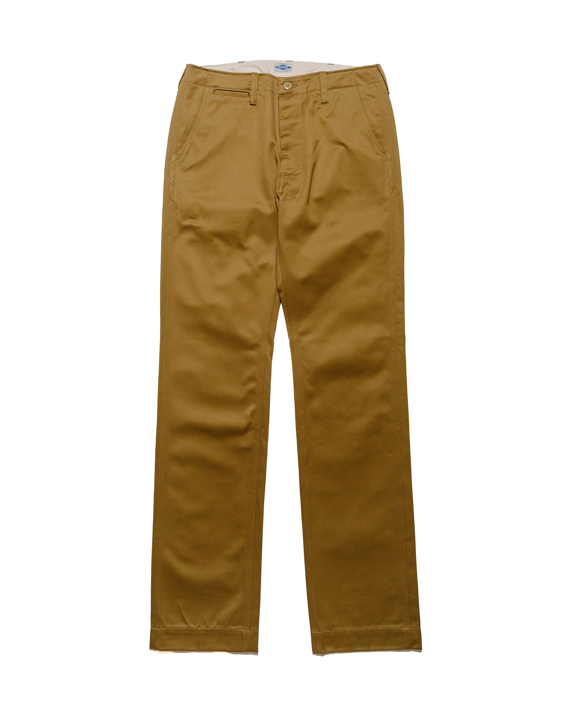 The Real McCoy's MP19010 Blue Seal Chino Trousers O. Khaki