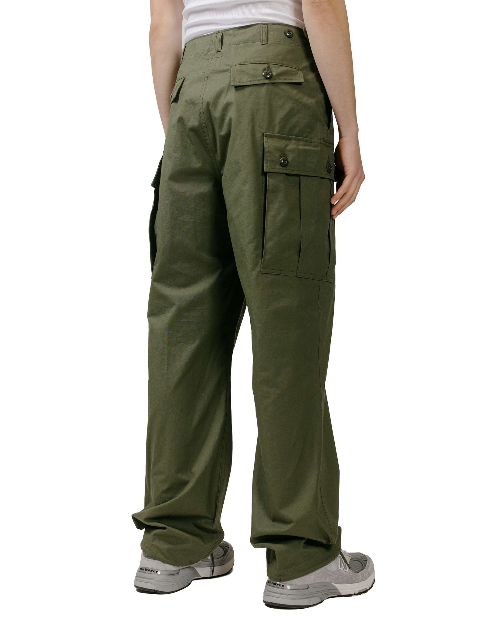 The Real McCoy's MP22004 Trousers, Man's, Combat, Tropical (Model 220) Olive model back