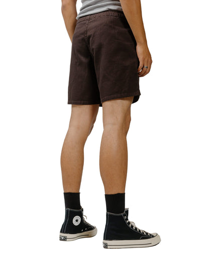 The Real McCoy's MP22015 Cotton Drill Swim Shorts (Over-Dyed) Black model back