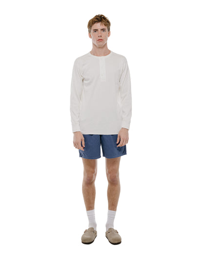 The Real McCoy's MP22015 Cotton Drill Swim Shorts (Over-Dyed) Navy