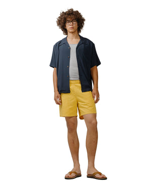 The Real McCoy's MP22015 Cotton Drill Swim Shorts (Over-Dyed) Yellow model full