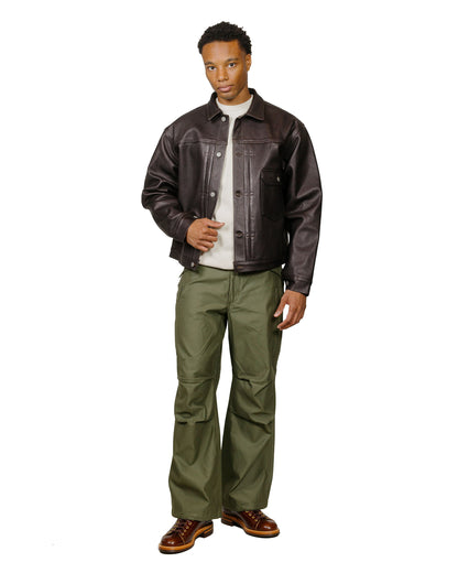 The Real McCoy's MP22101 Trousers, Men's, Field, M-65 Olive model full