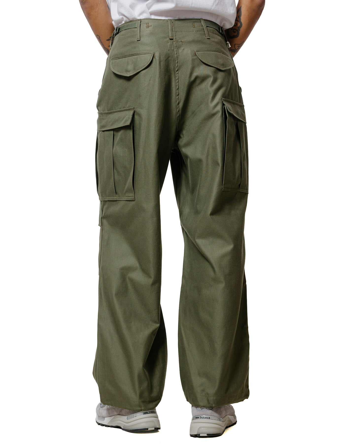 The Real McCoy's MP22101 Trousers, Men's, Field, M-65 Olive