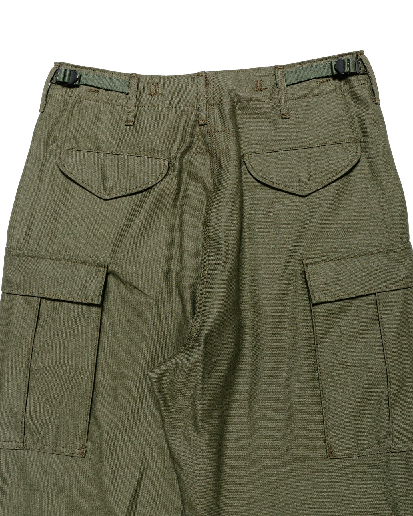 The Real McCoy's MP22101 Trousers, Men's, Field, M-65 Olive back close