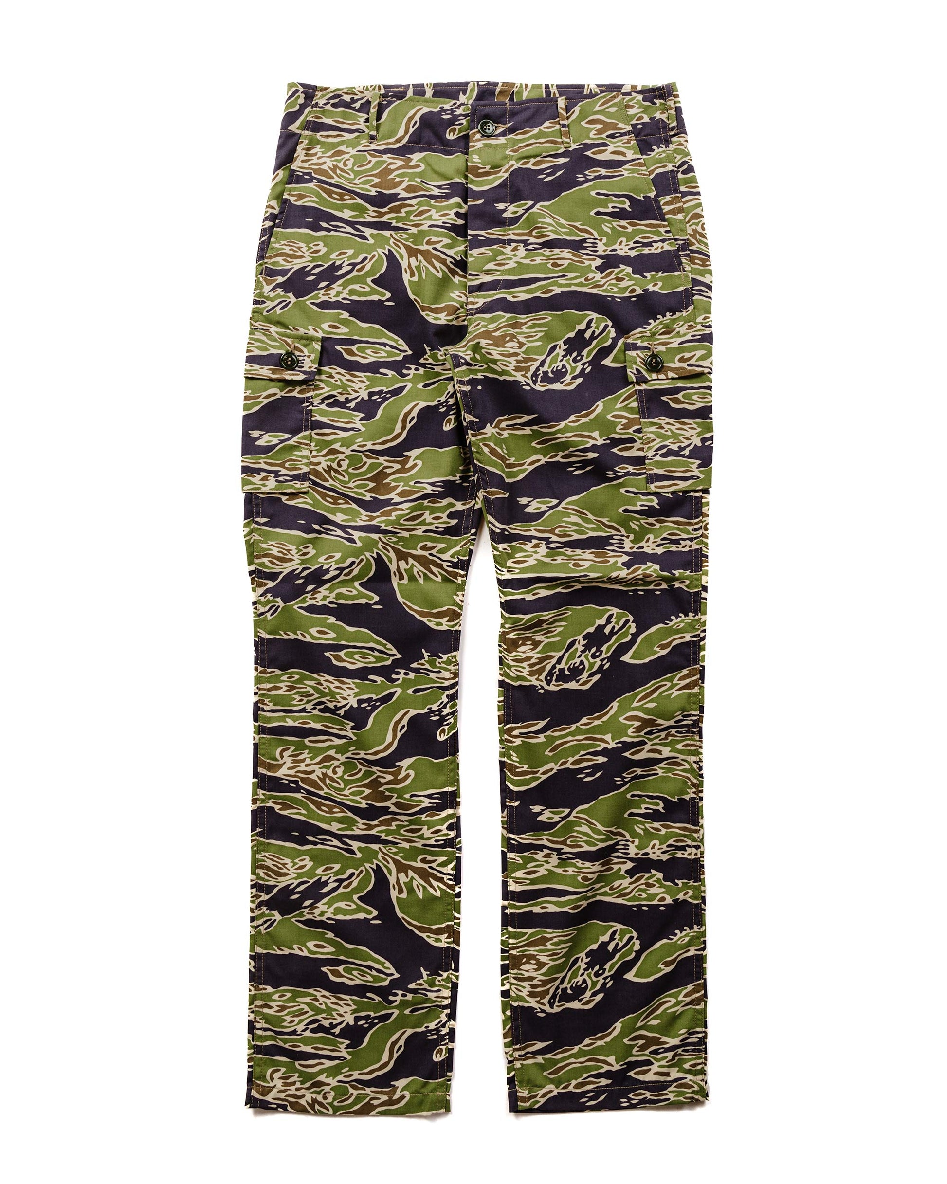 The Real McCoy's MP23004 Tiger Camouflage Trousers / Late War Green