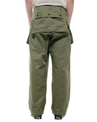The Real McCoy's MP23006 P-44 Utility Trousers Sage Green