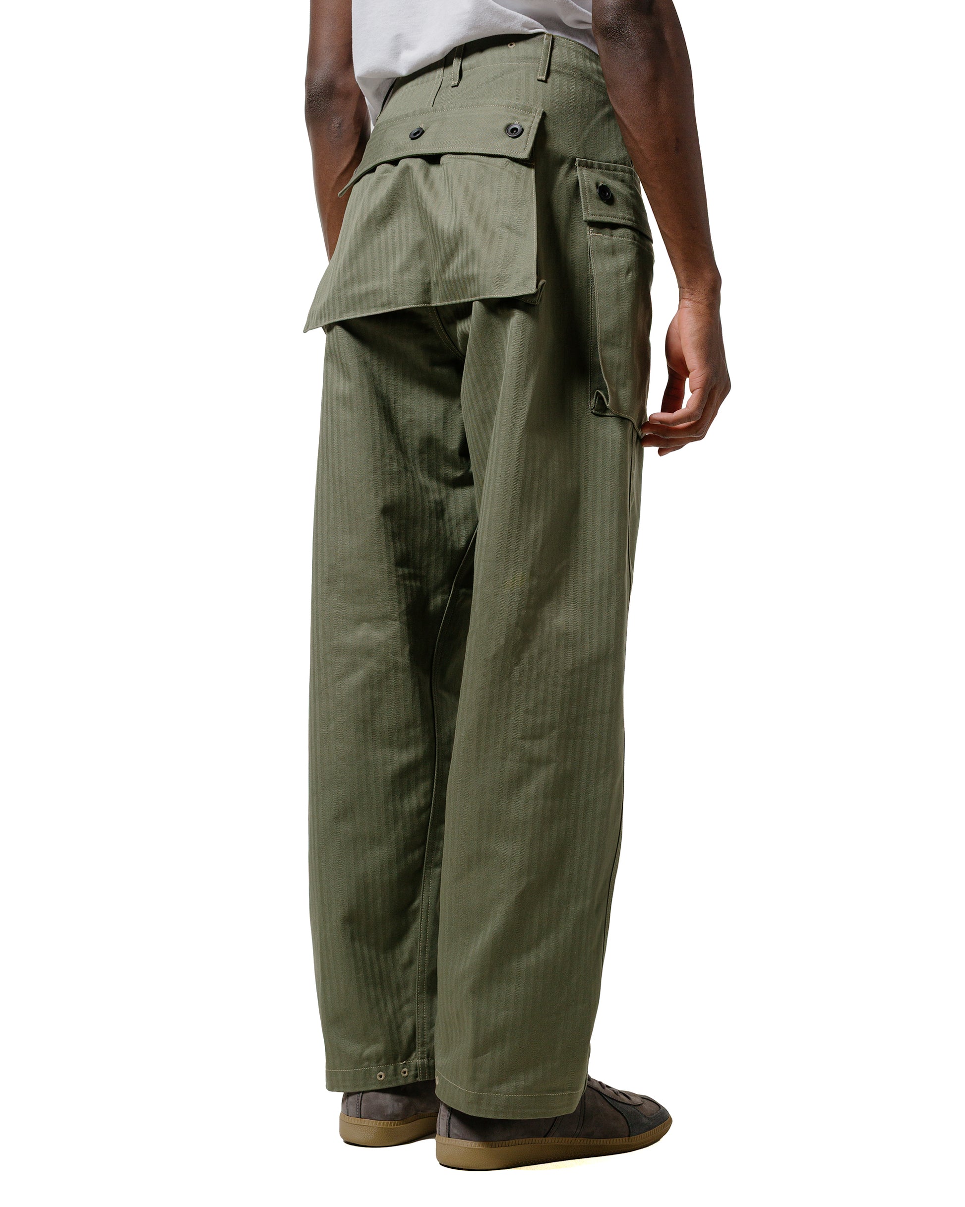 The Real McCoy's MP23006 P-44 Utility Trousers Sage Green
