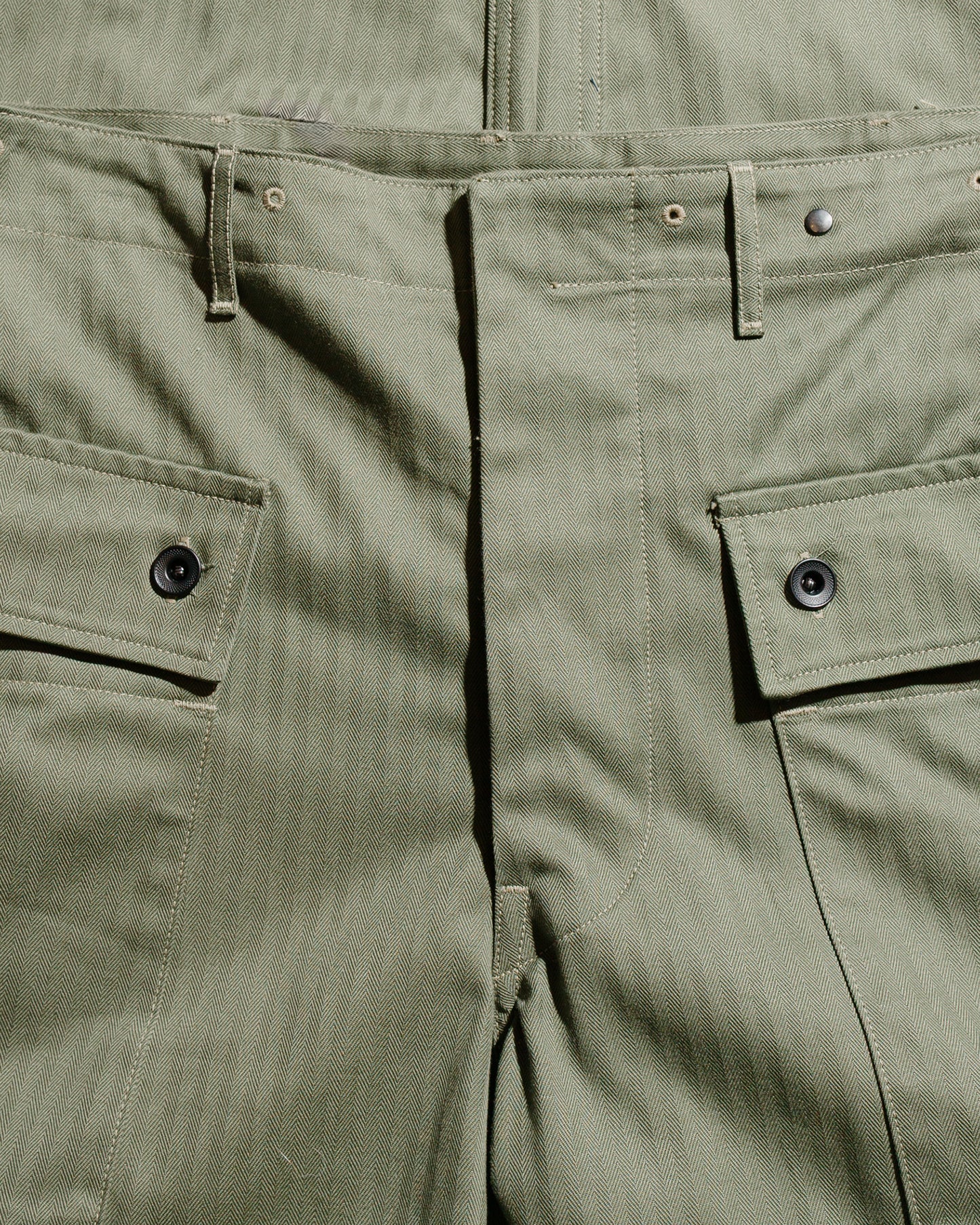 The Real McCoy's MP23006 P-44 Utility Trousers Sage Green