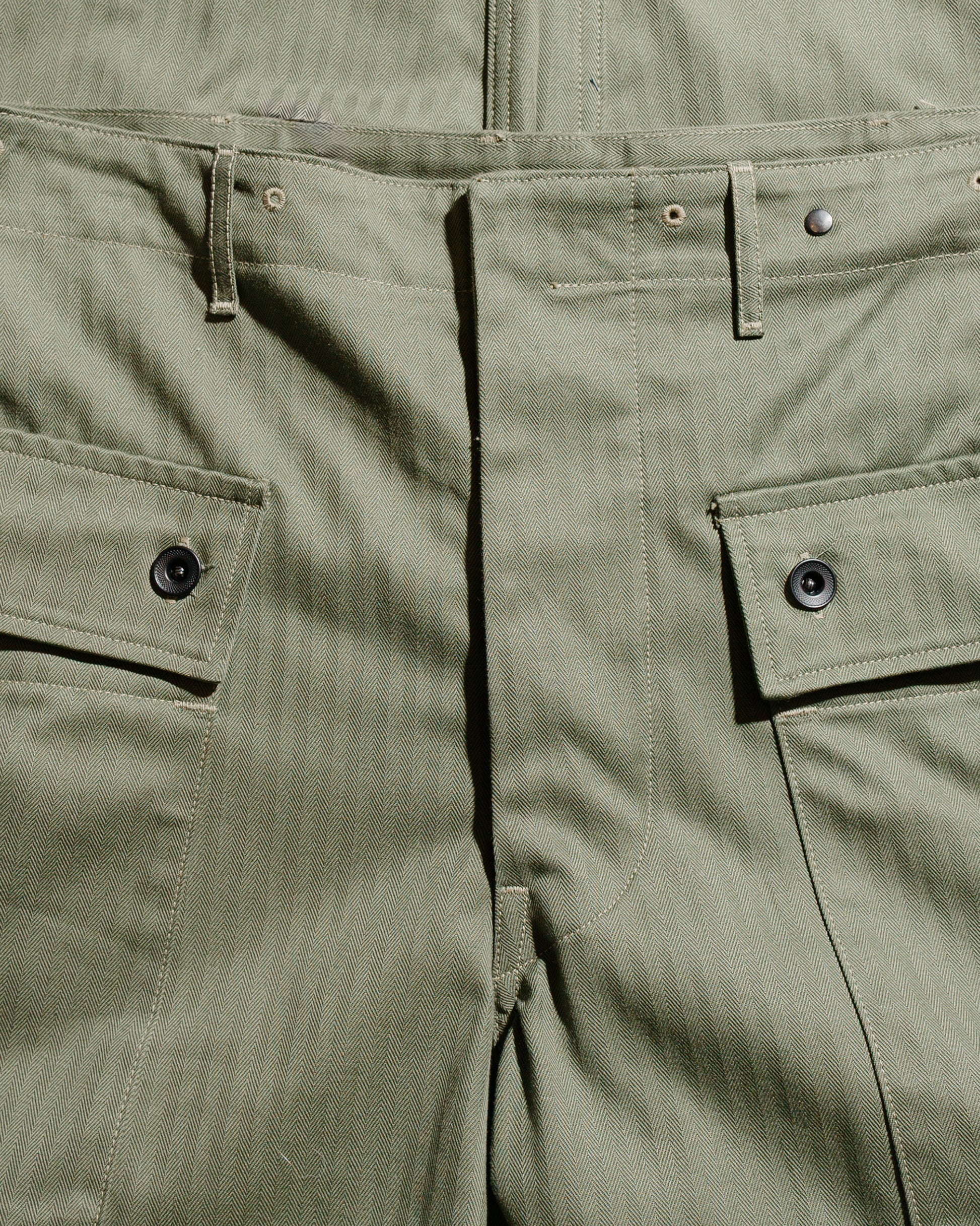 The Real McCoy's MP23006 P-44 Utility Trousers Sage Green